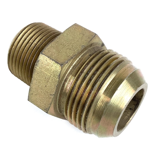Eaton Fitting, Male Connector Stainless No. 5217X, Jic 37 Deg-Flare-Twin, 3/4 Tube Od, 1 Male Pipe C5205X12X16 - main
